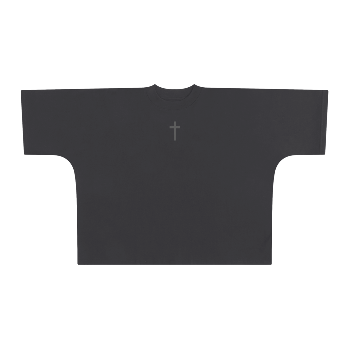 Cross Symbol Oversized Boxy Tee