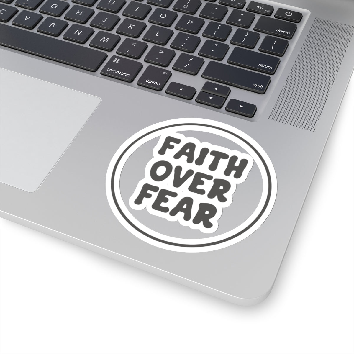 "FAITH OVER FEAR" Sticker