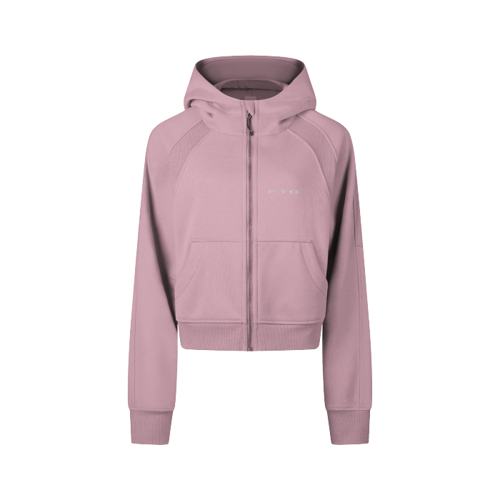 Signature Cropped Zip Hoodie (With Pockets) – From the Cross Signature Cropped Zip Hoodie (With Pockets) – From the Cross