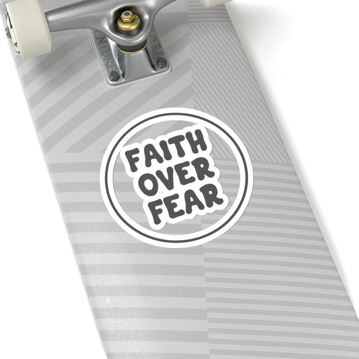 "FAITH OVER FEAR" Sticker