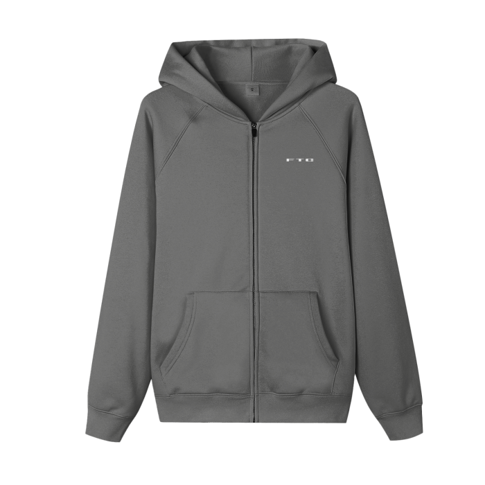 Minimalist Zip Hoodie – From the Cross