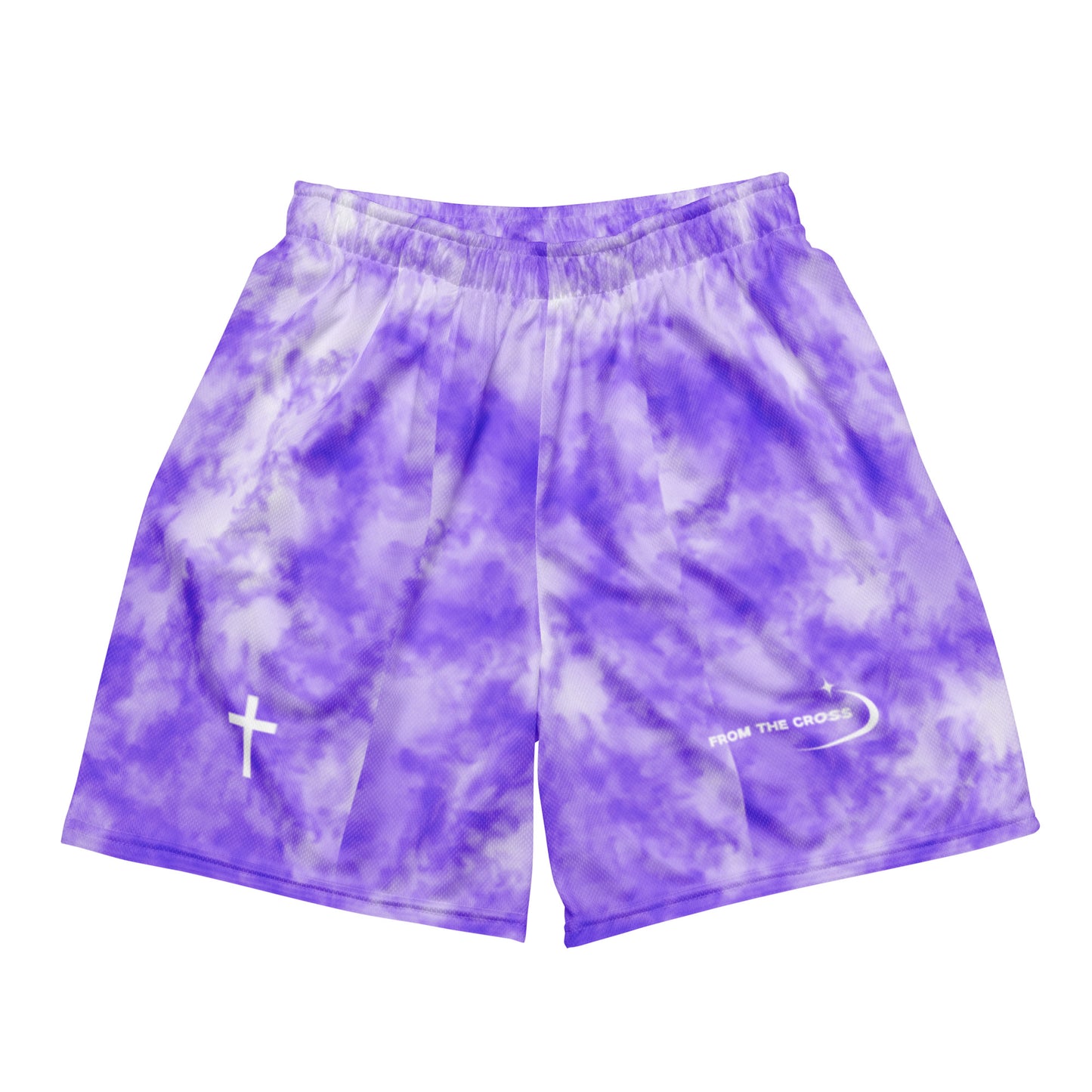 Cross Symbol Mesh Shorts